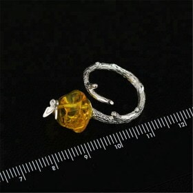 Natural-Silver-Looking-Back-Butterfly-amber-ring (4)